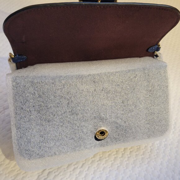 Coach *Deep Blue Beat Crossbody Clutch - Picture 15 of 16